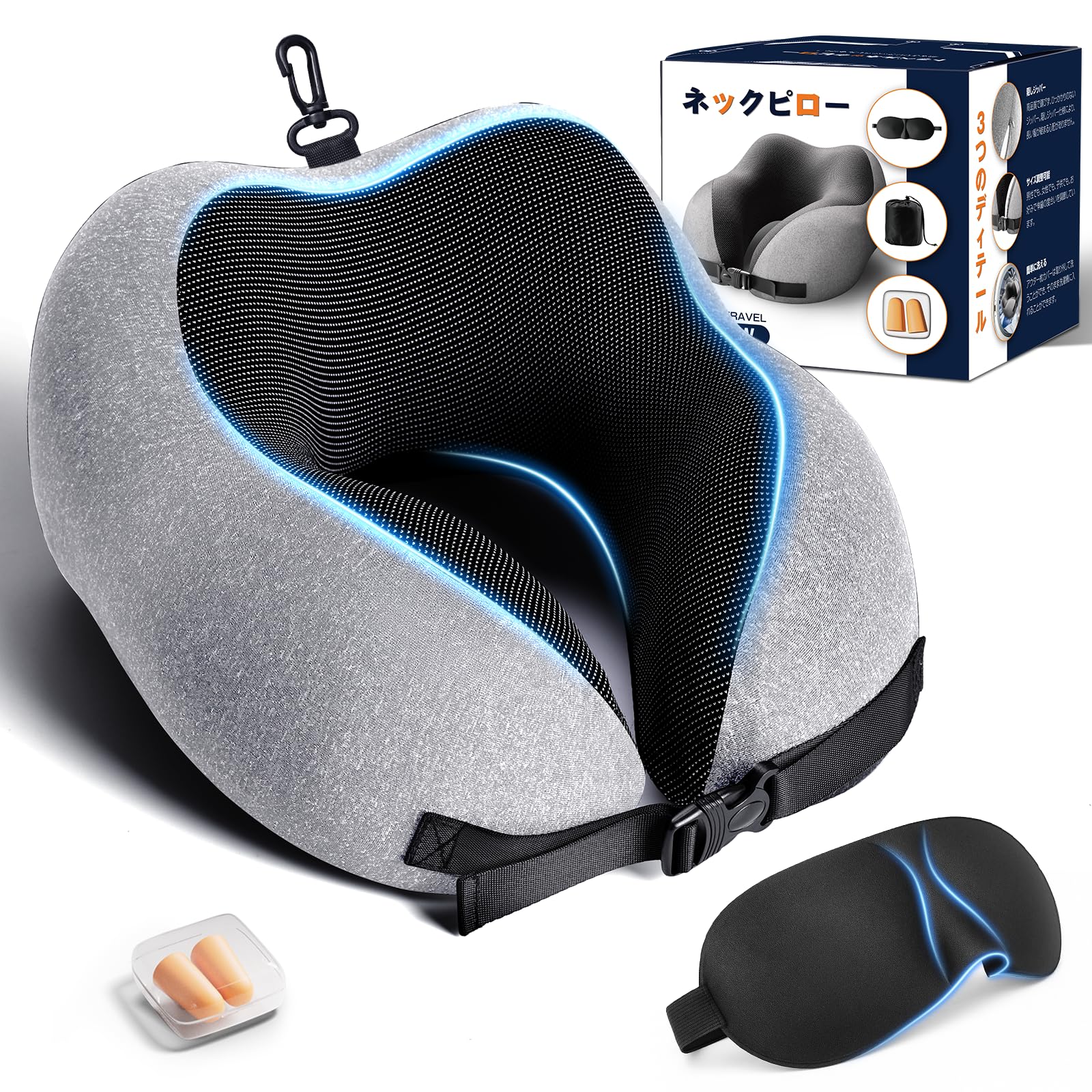 ブレイスピローネックコンデジヨニング Amazon.co.jp: Greneo ネックピロー【業界独創の収納フック】首枕